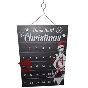 Nightmare Before Christmas Jack Skellington and Zero Wooden Christmas Hanging